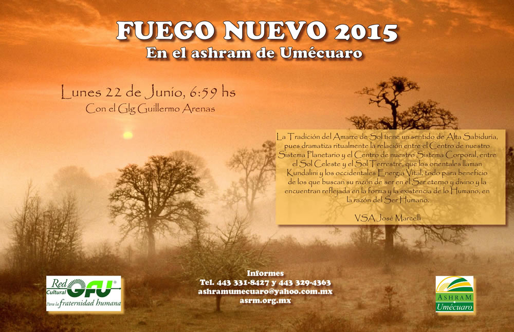 Fuego Nuevo 2015 en Umécuaro